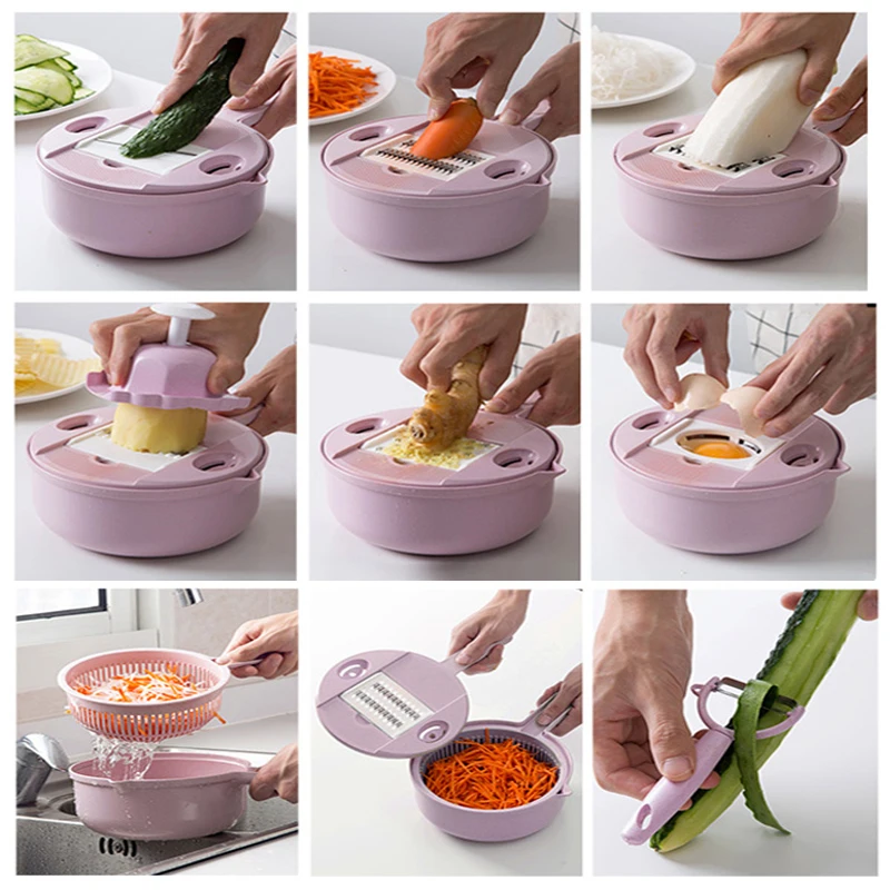 MAIKAMI Пшеничная солома многофункциональная нарезка еды картофеля моркови Овощной