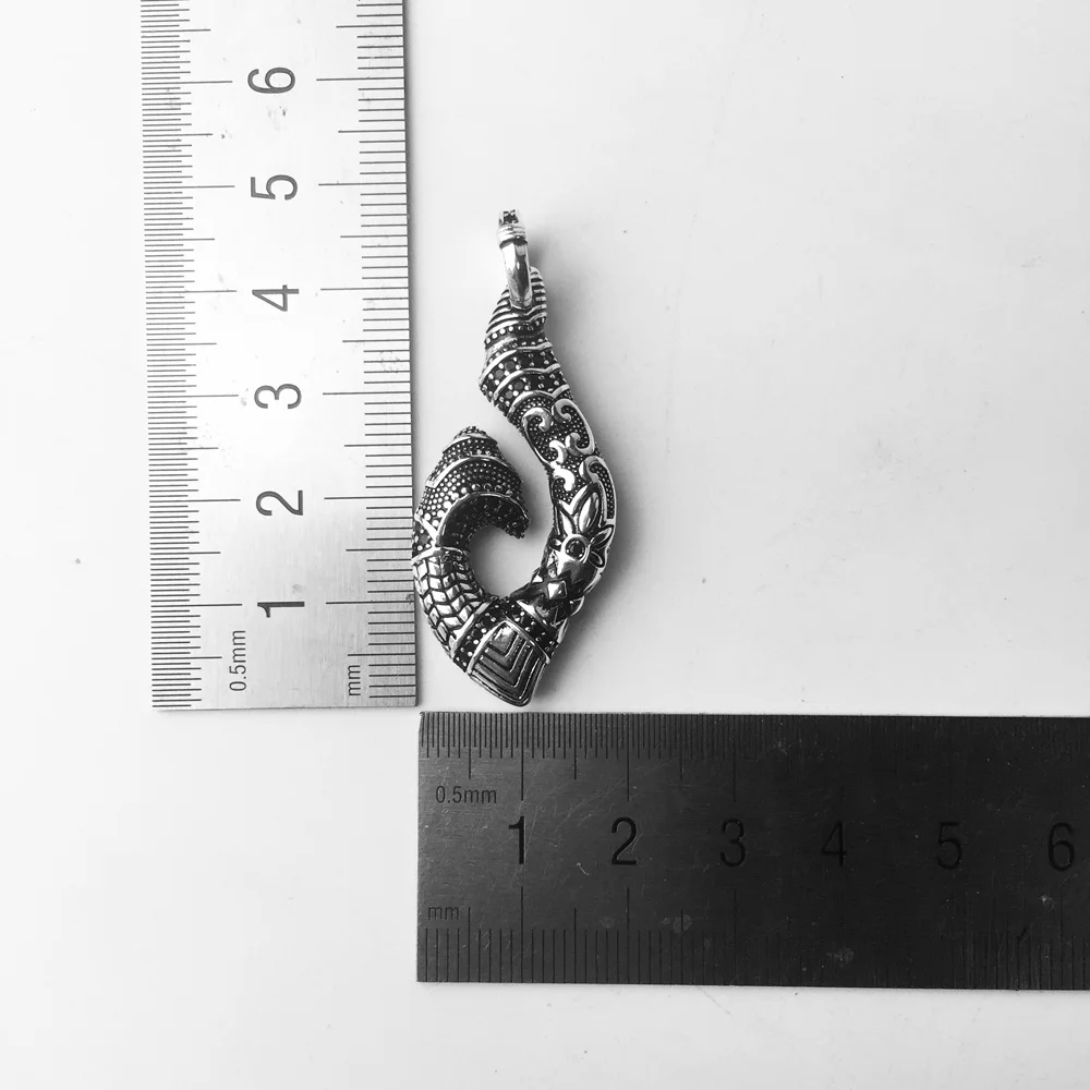 Maori Hook Pendant Link Chain Necklaces For Women &amp Men 2019 Spring New 925 Sterling Silver Glam Fashion Jewelry Gift Bijoux | Украшения