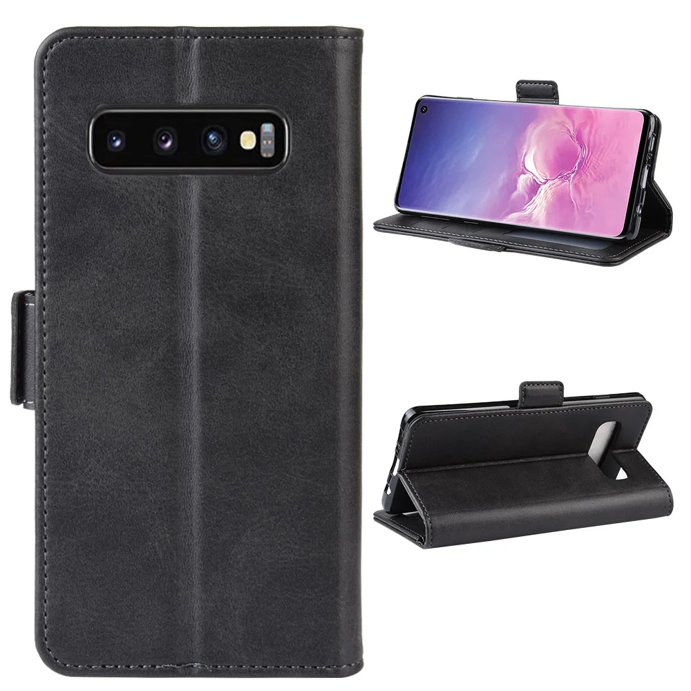Кожаный чехол-кошелек для Samsung Galaxy S10 G973N G973U G973FD роскошный флип-чехол телефона