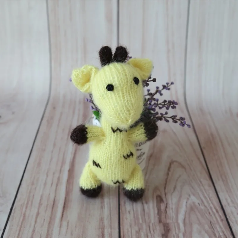 Крючком животное игрушка трикотажная олененок игрушечные олени Для