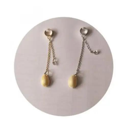 EY438 Новая мода Простой нежный корпус блестящий кристалл без пирсинг для уха