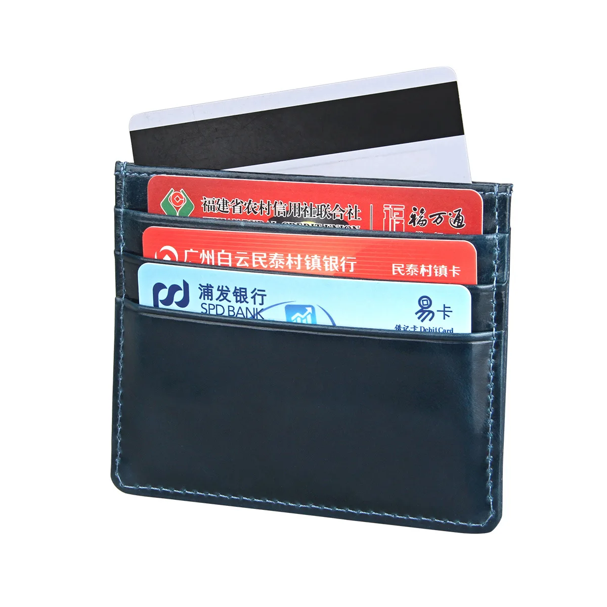 Визитная Карточка RFID посылка Винтаж кожа кредитной карты посылка визитки бумажник