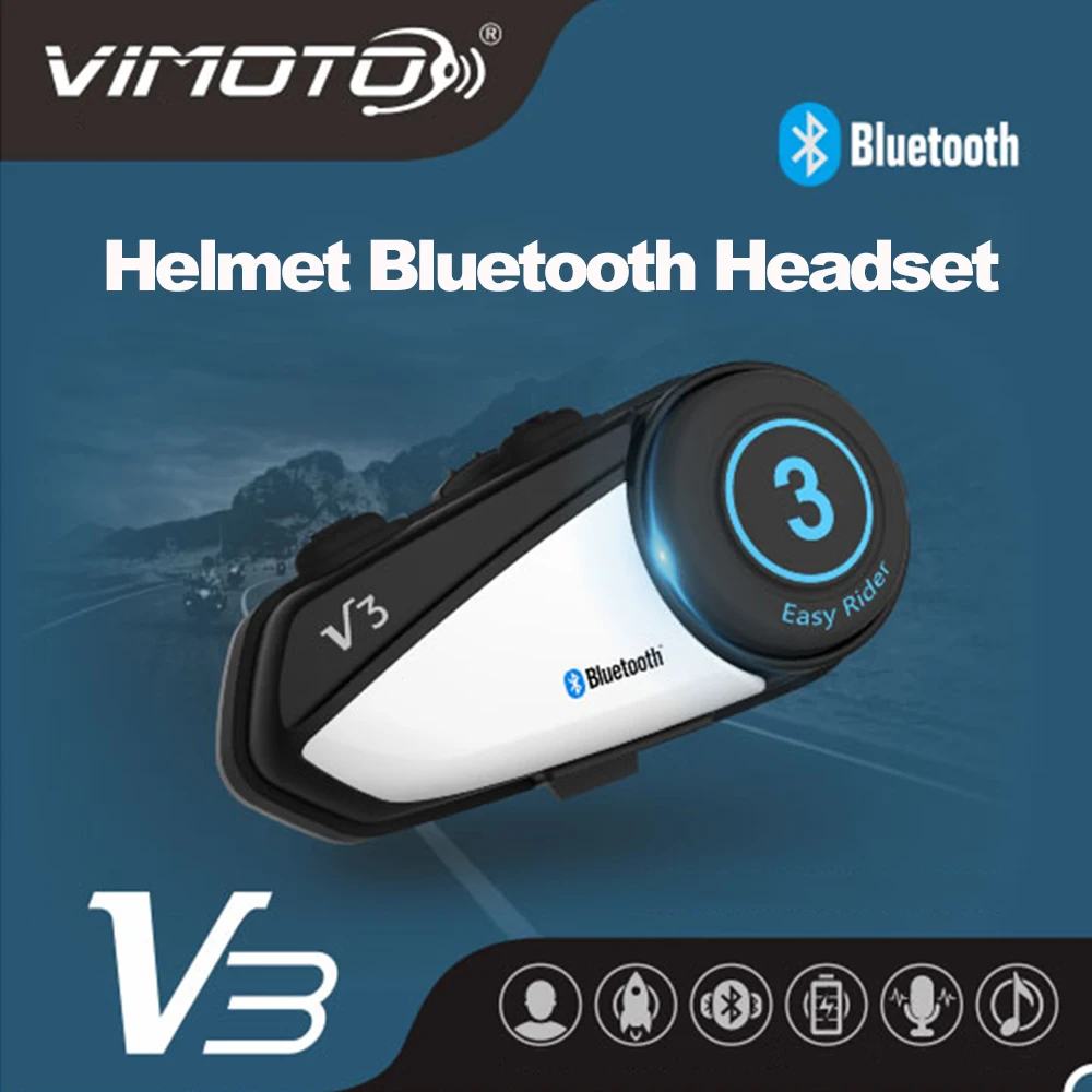 BT Bluetooth мотоциклетный шлем домофон гарнитура всадники V3 шлем гарнитура Bluetooth 3,0