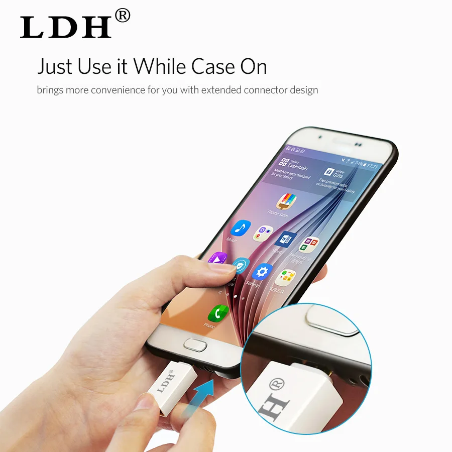 LDH V8 Micro USB 2 0 к OTG адаптер конвертер для мобильных телефонов|Переходники и