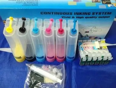 

Non-OEM CISS Ink System T0791-T0796 For Eps 1400 1430 1500W P50 PX650 PX660 printer