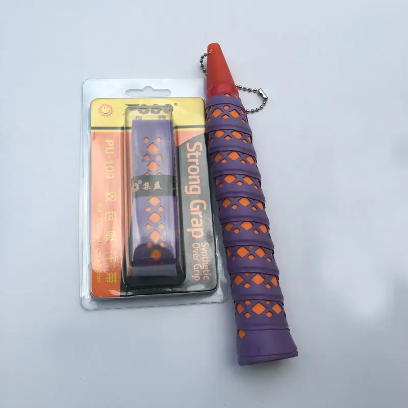 1 шт. TOPO карта Упаковка overgrip липкие на ощупь теннисные ручки keel 2 цвета для ракеток для бадминтона и тенниса противоскользящая пот Абсорбирующая намотка