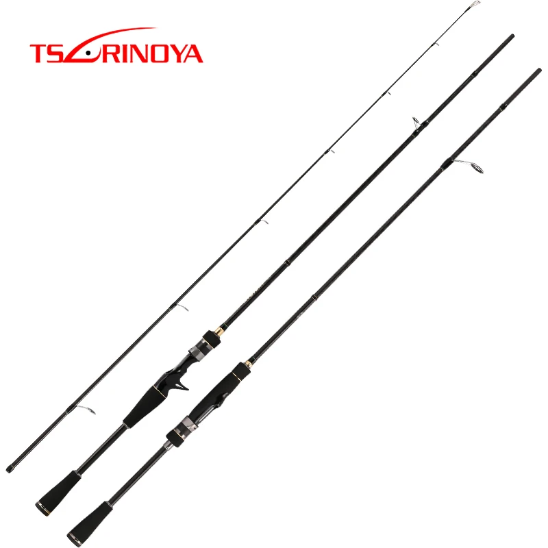 TRUSINOYA MYSTERY II 1.98m 2.1m 2.16m 2.28m M/ML Fast Spinning Rod Casting Rod FUJI Accessories Lure Fishing Rod Pesca Cana Olta