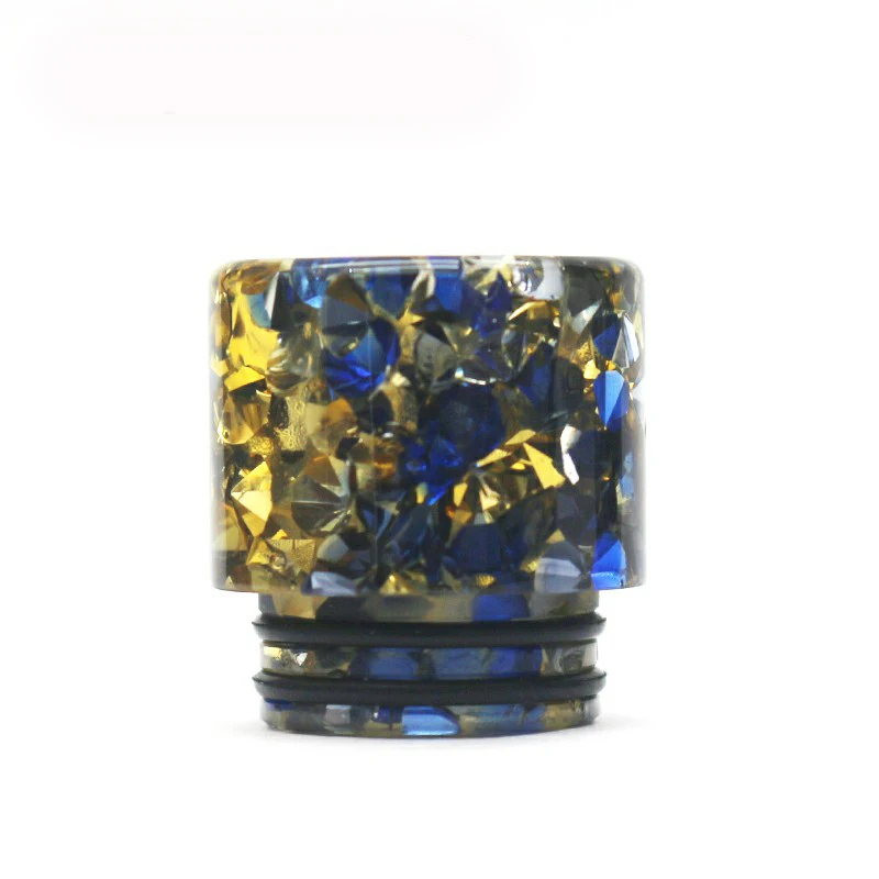 

10PCS 810 Diamond Drip Tip Resin Hybrid Material Drip Tip Suit For SKRR S TANK/ Melo 5 TANK ETC