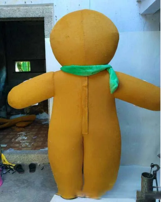 

Factory direct sale happy Gingerbread Man mascot costume for adult to wear for sale