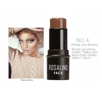 F213704 Бренд ROSALIND, хайлайтер, осветитель, блеск, макияж для контуринга лица, Хайлайтер для тела, бронзатор для свечения, набор косметики, Осветляющий - Цвет: F213704