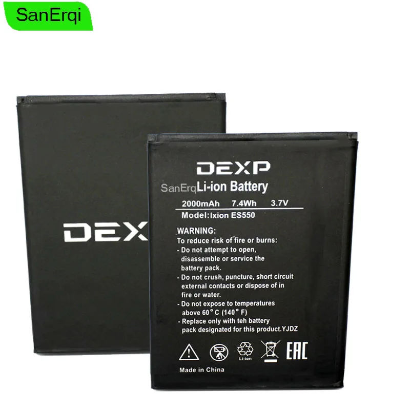 

Аккумулятор Ixion ES550 2000 мАч для DEXP Ixion ES550, мобильный телефон