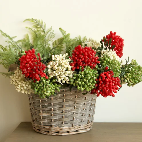 Свежий цветок Украшение Моделирование фруктовое виноградное растение