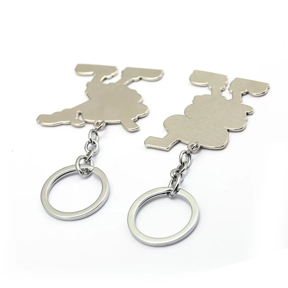 Игровой брелок с головой в виде чашки из соломенного сплава кулоном красного