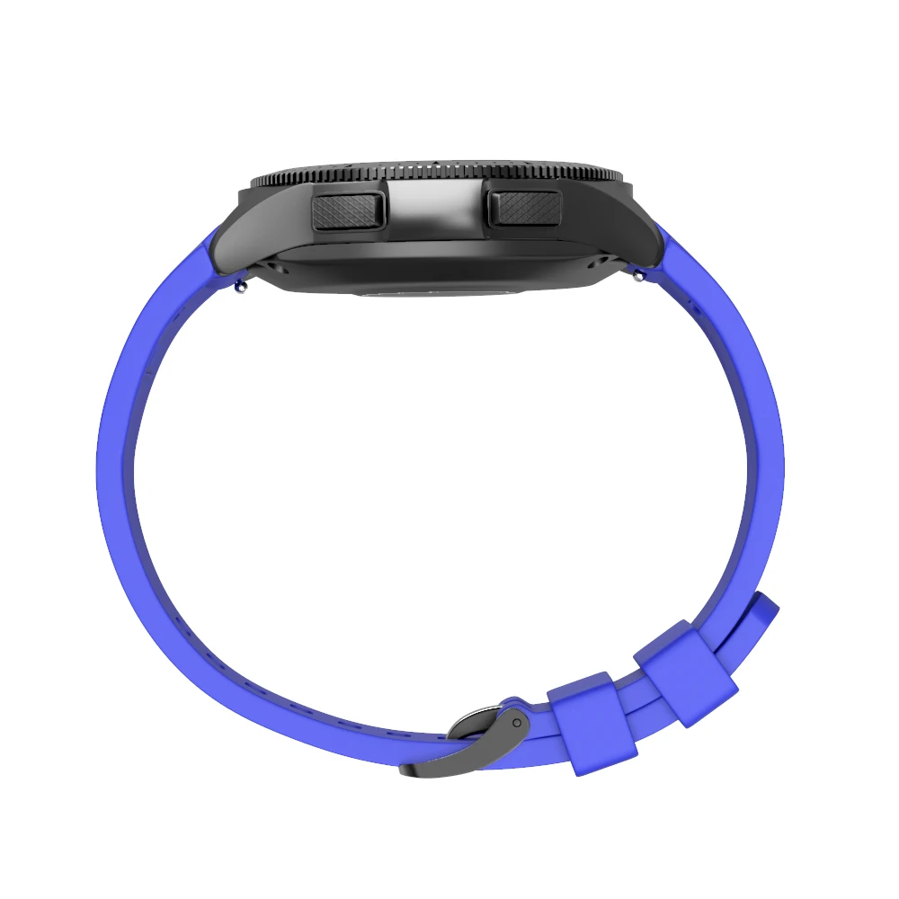 22 мм силиконовый ремешок для часов samsung Galaxy Watch 46 полосатый резиновый сменный