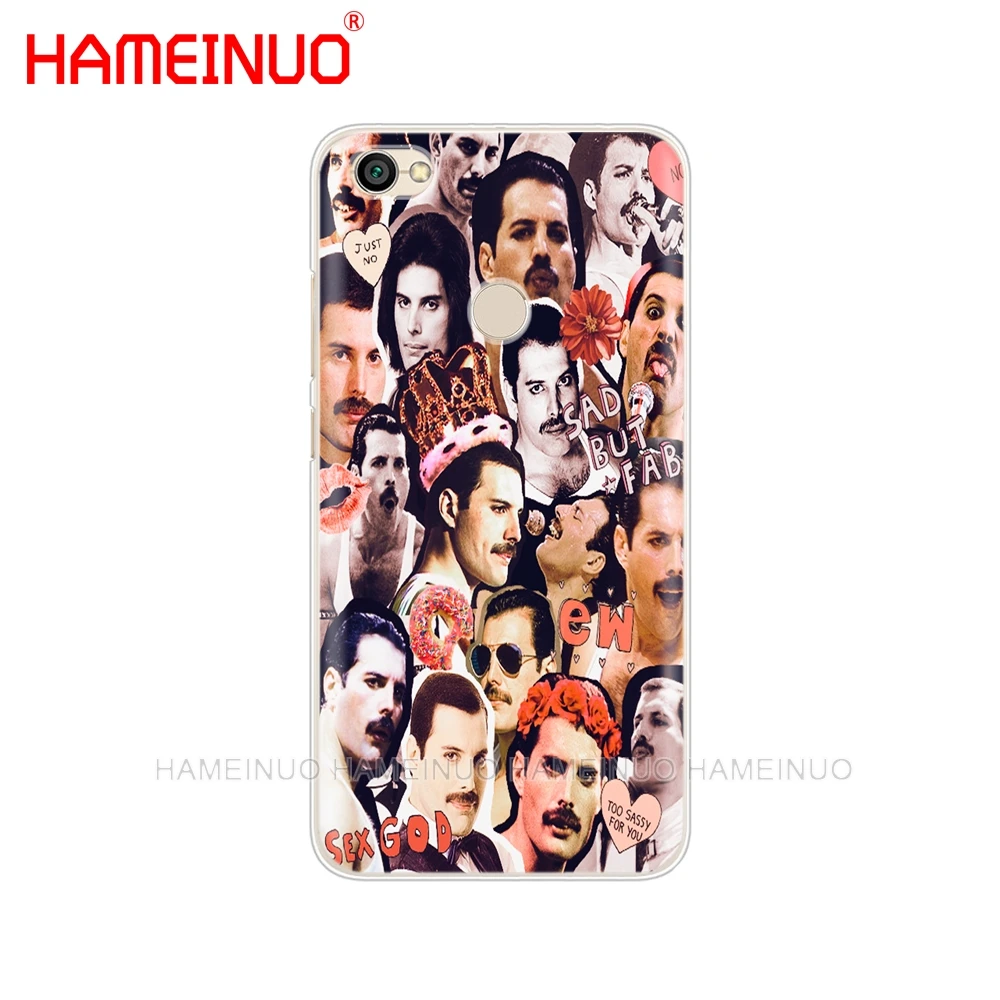HAMEINUO Фредди Меркури Queen Группа крышка чехол для телефона для Xiaomi redmi 5 4 1 1s 2 3 3s pro PLUS redmi note 4 4X 4A 5A