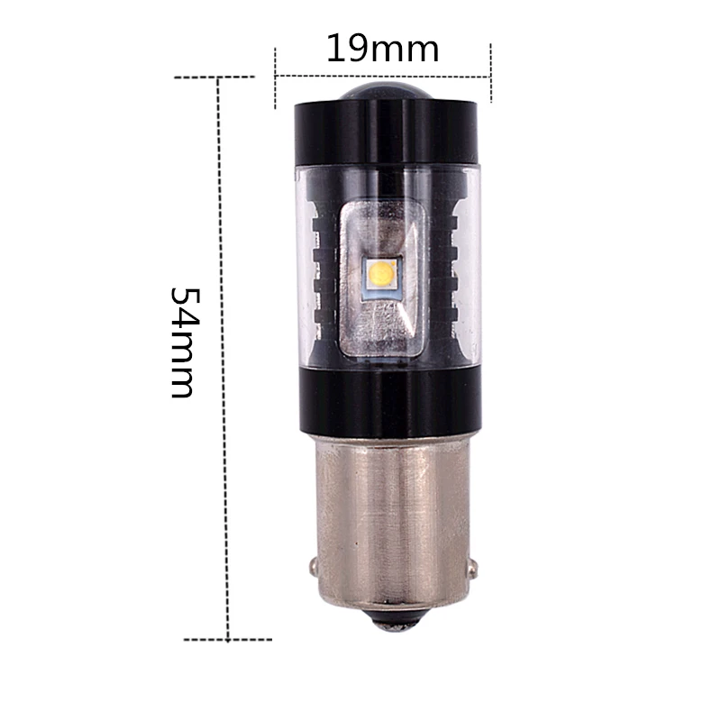 P21W 30W 6SMD 2828 чипы Автомобильные светодиодные 1156 382 Ba15s Canbus без ошибок Обратные огни