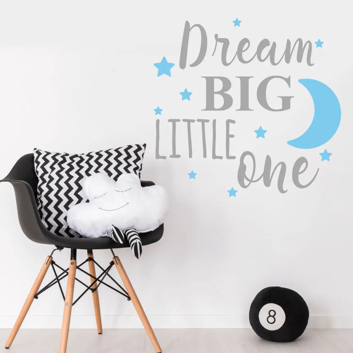 Dream Big малыш детская Спальня стены Стикеры Наклейка Цитата для маленьких