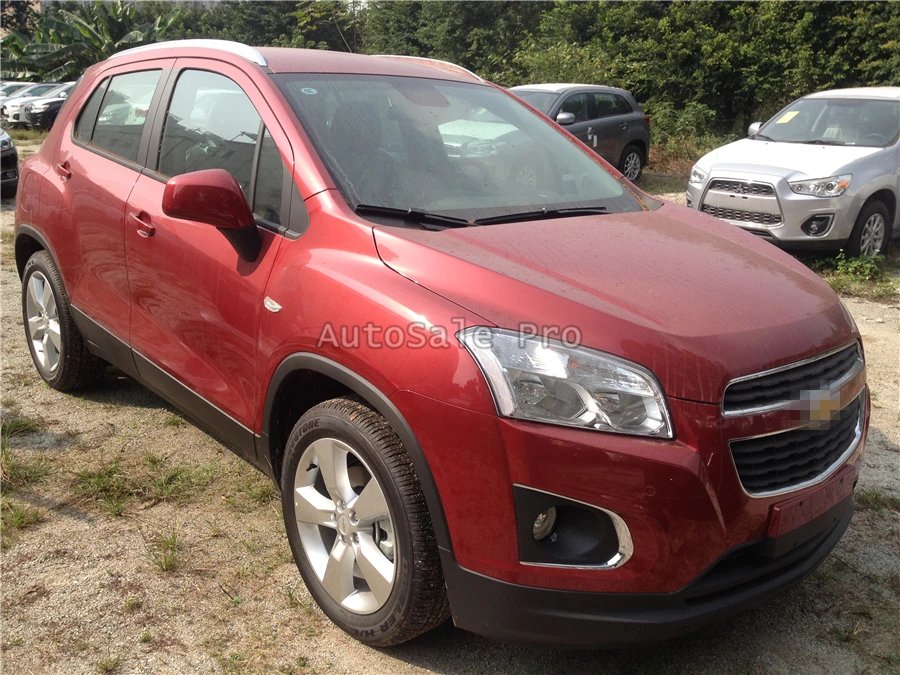 Для Chevrolet TRAX 2014 2015 2016 алюминиевый сплав серебра Топ рейлинги Rack Боковые стержни