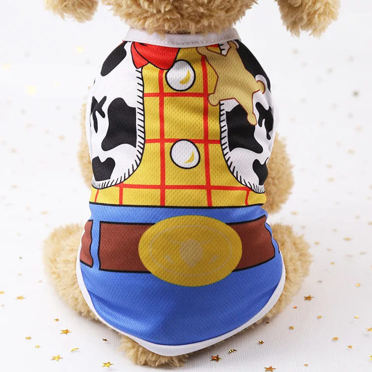 Новейшая модная Летняя Одежда для питомцев маленьких собак Милый хлопковый