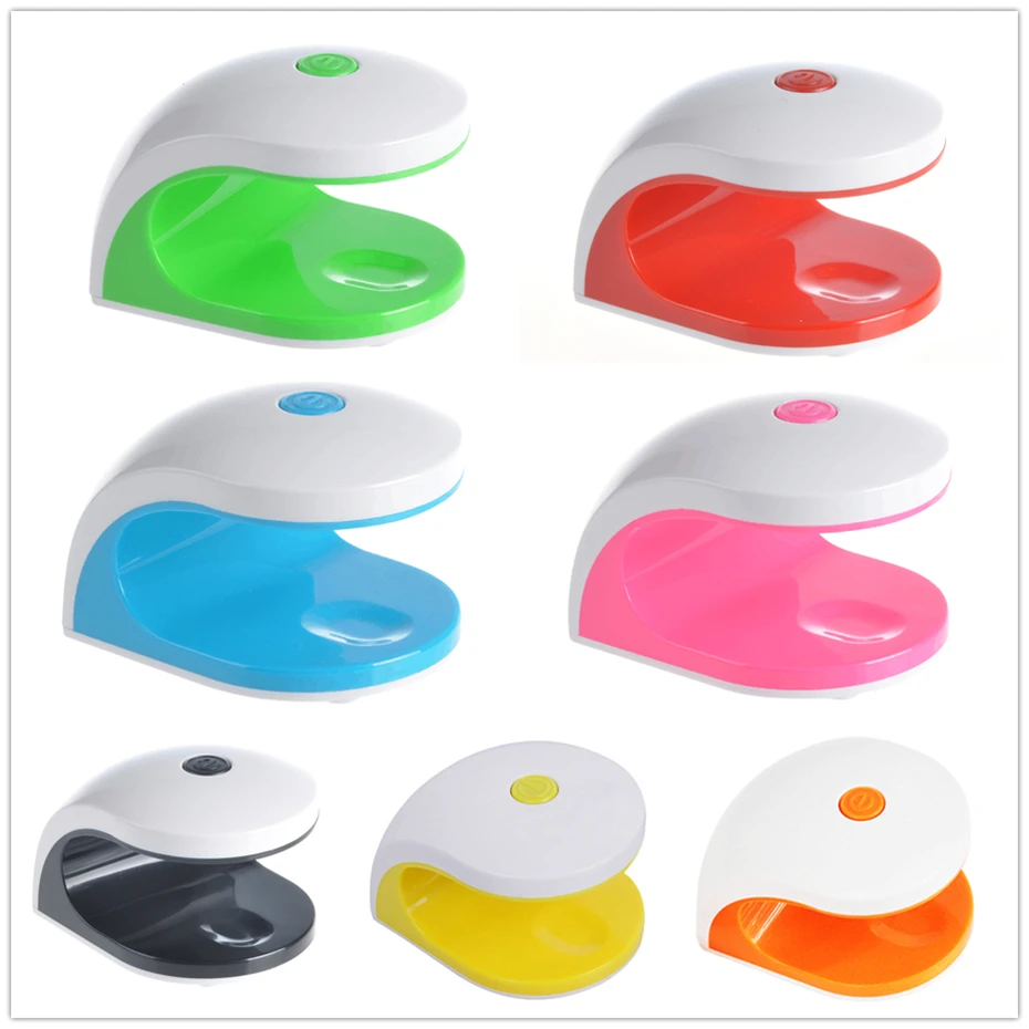 Elite99 Мини УФ лампа Сушилка для ногтей 2 Вт Гель лак аппарат вулканизации