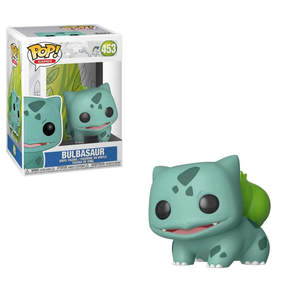 with box FUNKO POP аниме Pokemones Bulbasaur Виниловая фигурка Коллекция Модель игрушки для детей Рождественский подарок - Цвет: with box