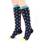 Эластичные Компрессионные носки, 20, паралот, 2018, в европейском и американском стиле, высокие, длинные, компрессионные носки разных цветов