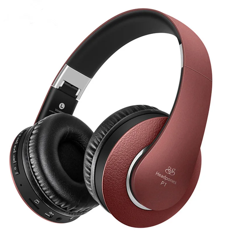 Оригинальный cinpusen P1 С микрофоном Беспроводной гарнитура Поддержка Bluetooth карты