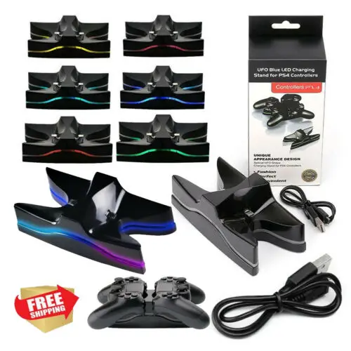 Док-станция для контроллера PS4 док-станция быстрой зарядки Dualshock с USB-кабелем