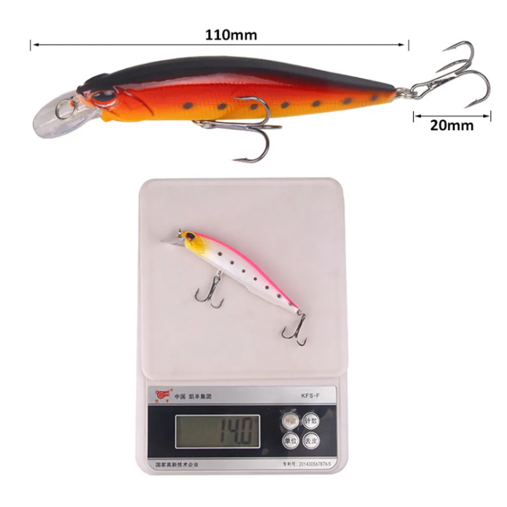 Рыболовная Приманка в виде гольяна FISHINAPOT 1 шт. 14 г/11 см кренкбейт из АБС-пластика