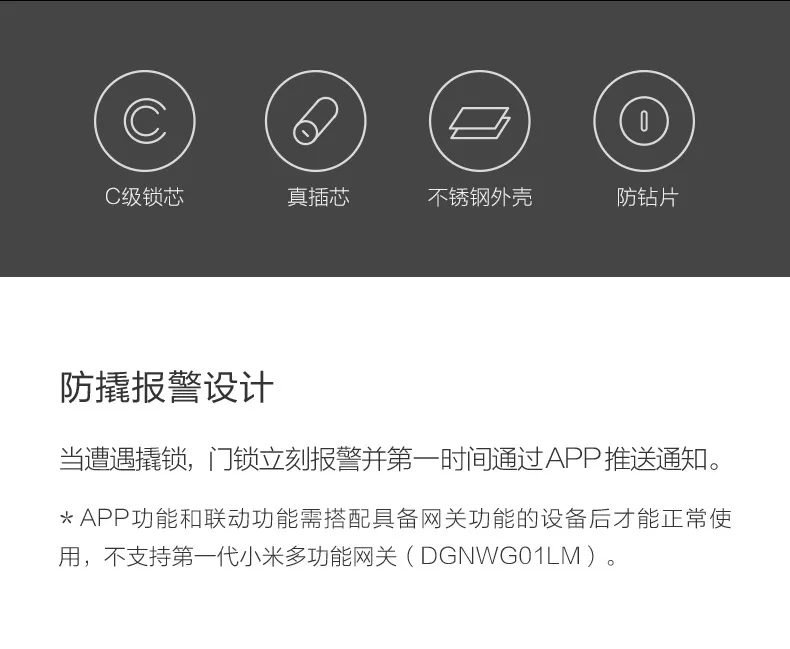 xiaomi mi jia aqara умный дверной замок s2 работает с приложением mi home для xiaomi smart home kit новейший