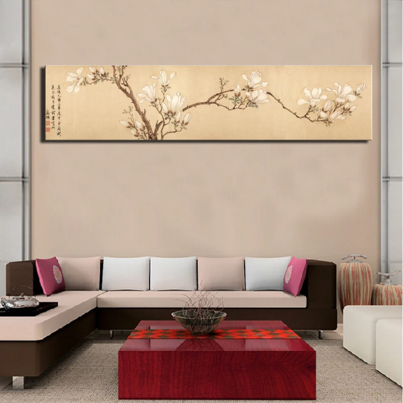 Постеры и принты в традиционном китайском стиле настенная живопись на холсте