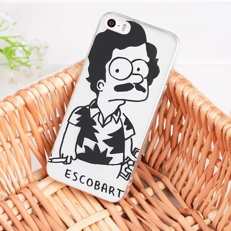 MaiYaCa чехлы для телефонов модные Pablo Escobar дизайн с принтом мягкий прозрачный чехол для iphone 11 Pro 7 6 6S 8 Plus XS XR X Coque