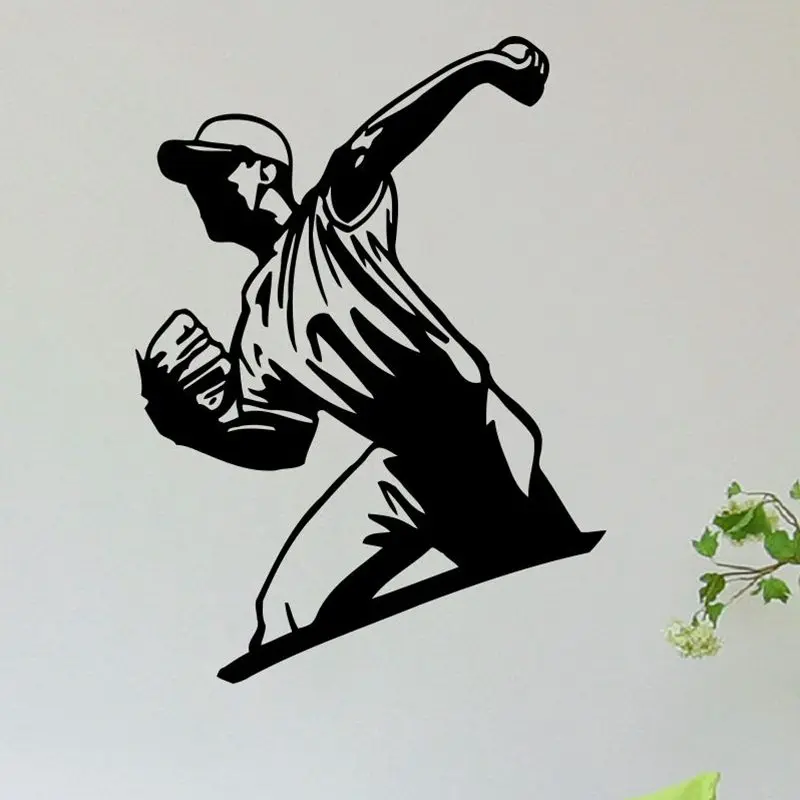 

Baseball Sticker Car Decal Sports Posters Home Decoration Vinyl Wall Decals Decor Mural Baseball Wall Decal