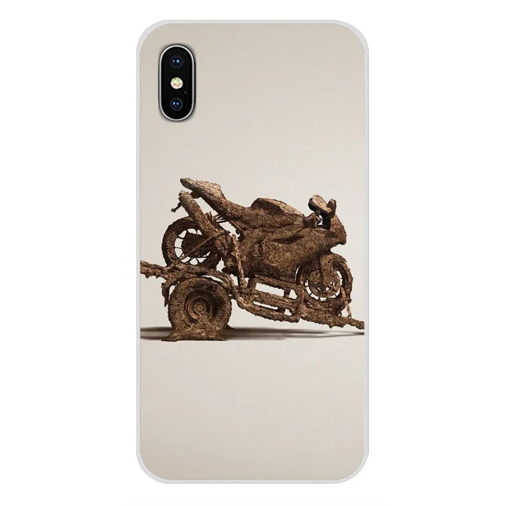 Ретро Moto Cross мотоциклетный спортивный мягкий прозрачный чехол для Motorola X4 E4 E5 G5 G5S G6