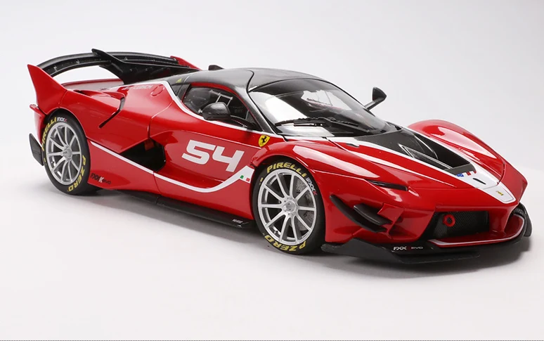 Bburago 1/18 Ferrari FXXK модель автомобиля имитация литья под давлением украшения игрушки