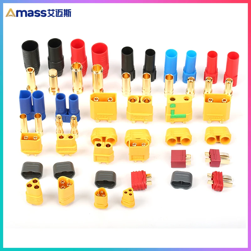 Штепсельная Вилка Amass AS150 EC5 XT150 XT90 XT90S XT60 MT30 MT60 T, разъем Штепсельная Вилка Amass AS150 EC5 XT150 XT90 XT90S XT60 MT30 MT60 T, разъем