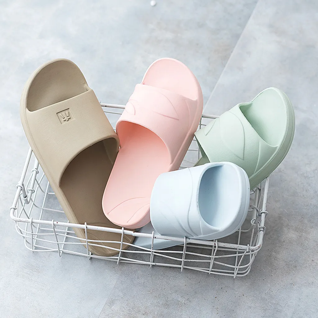 Новинка 2019 мужские и женские домашние тапочки из ПВХ одноцветные для всей семьи