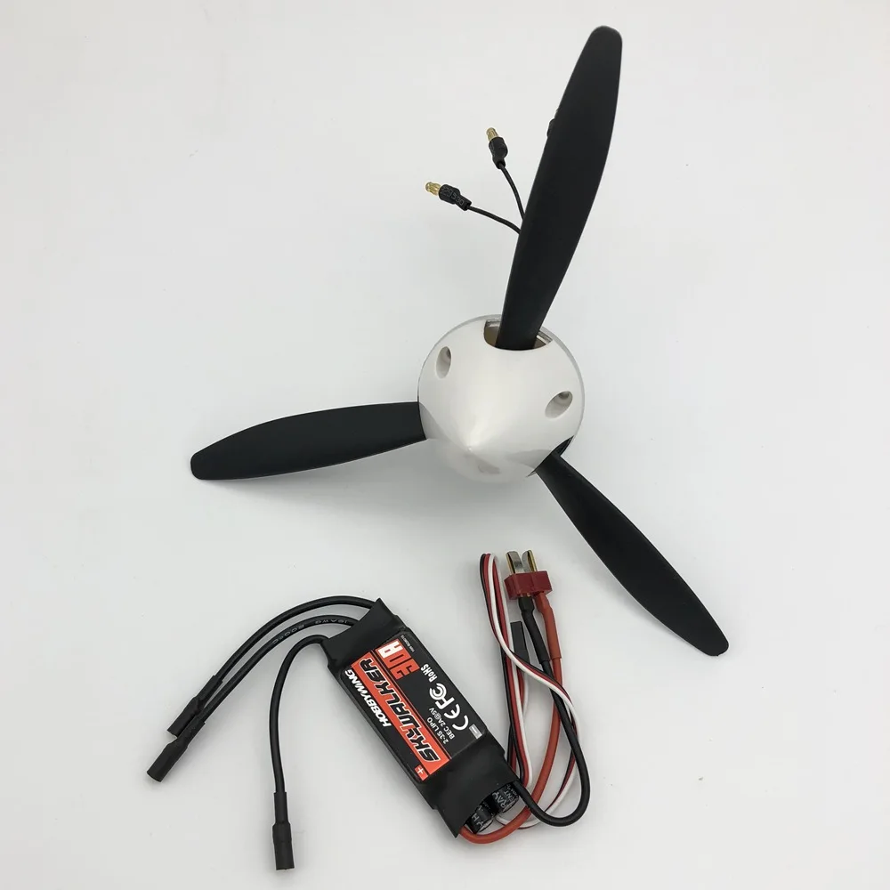 9 дюймов 9x6x3 Лопасти propeller с вращающимся двигателем ESC для весы RC warbird|Детали и