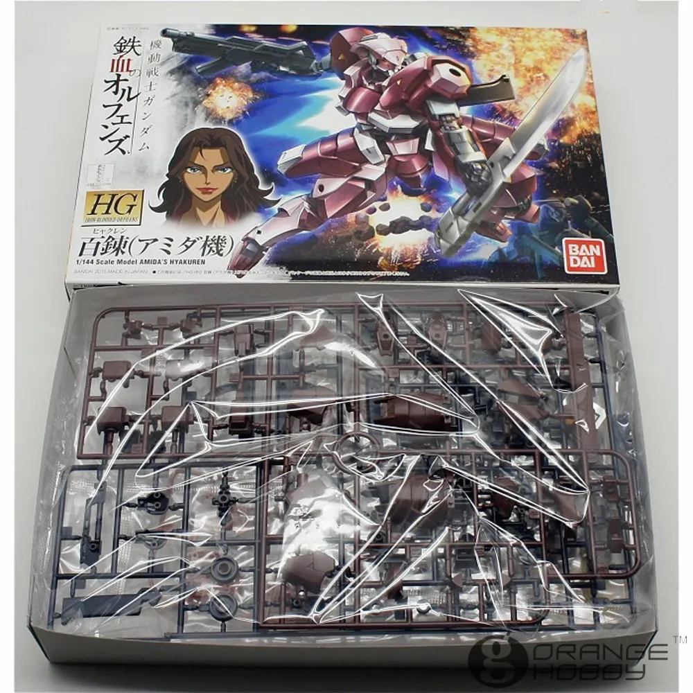 OHS Bandai HG железокровные сироты 010 1/144 Amida Hyakuren мобильный костюм сборные модели