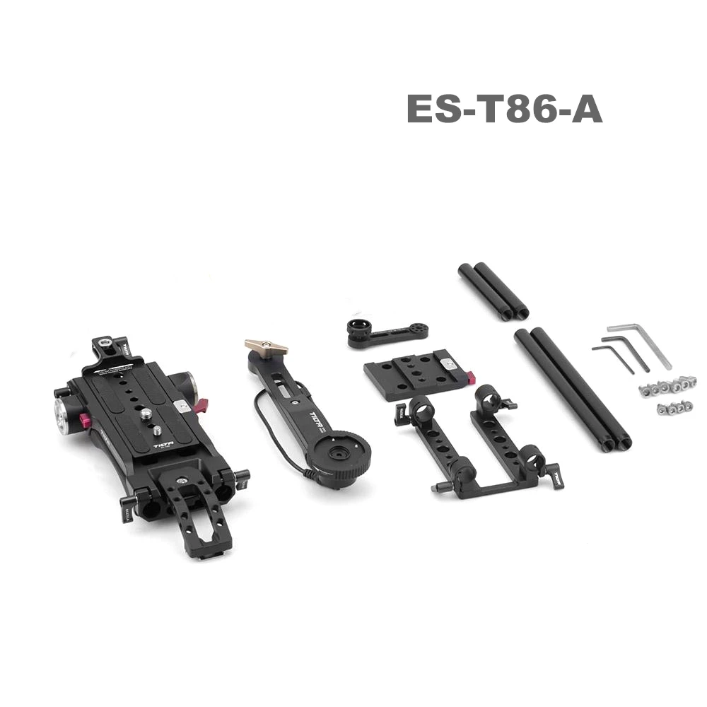 Tilta ES-T86 клетка для камеры для Panasonic EVA1 rig Quick Release Baseplate V mount/Anton mount удлинитель для PANASONIC EVA1
