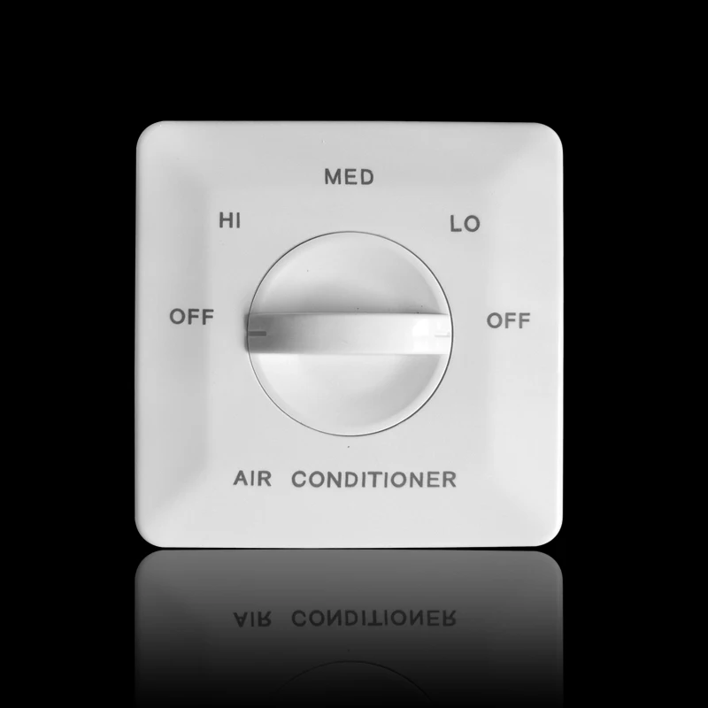Высококачественный 3-х классный настенный переключатель кондиционера AC 220 В 2 А