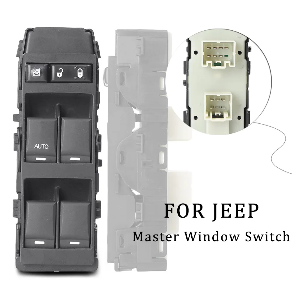 

Power Window Master Switch Driver Auto Up/Down Control For Jeep Compass Grand Cherokee Patriot /For Chrysler 300 Sebring & Dodge