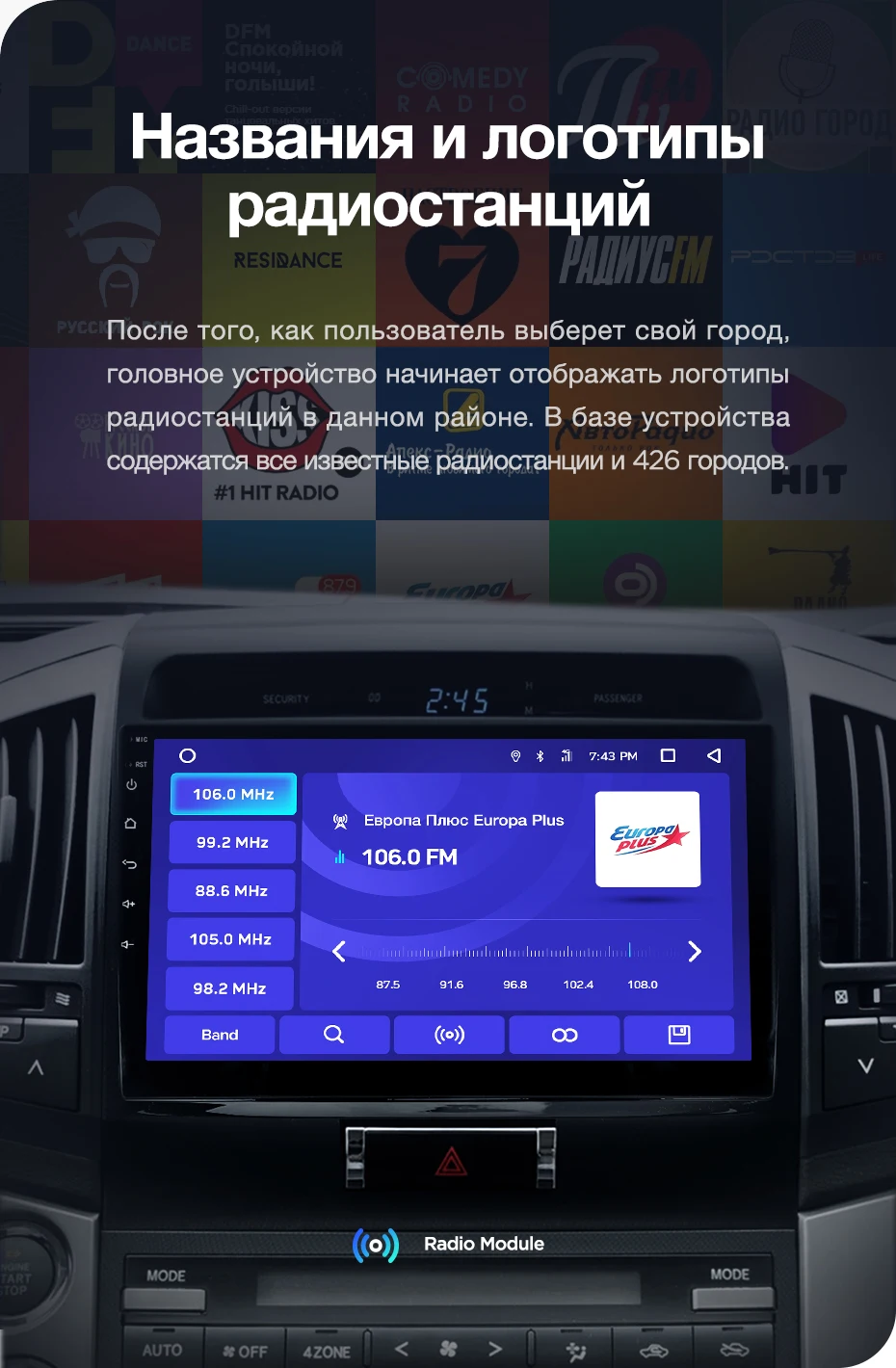 TEYES CC2 Штатная магнитола для Тойота Ленд Крузер 11 200 Toyota Land Cruiser 11 200 2007 Android 8.1, до 8-ЯДЕР, до 4+ 64ГБ 32EQ+ DSP 2DIN автомагнитола 2 DIN DVD GPS мультимедиа автомобиля головное устройство