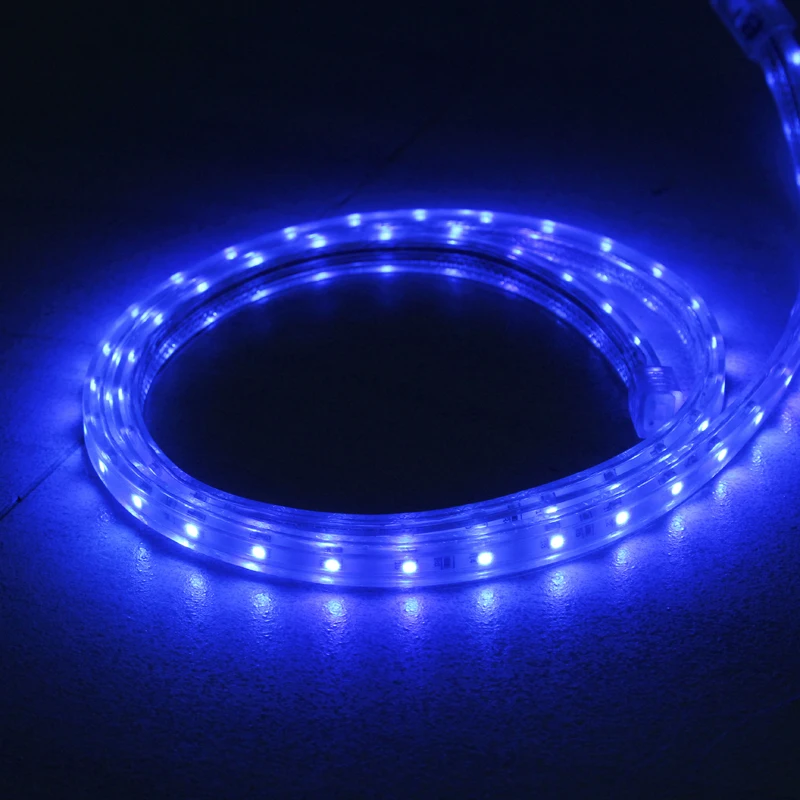 LED Strips 5050 SMD 60Leds/m 1m 5m 10m 15m 20m Waterproof AC220V Cu or Al Wire Flexible Lighting +Power Plug Led Lights Strip | Лампы и