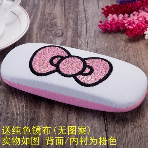 N Новое поступление KT Cat Girl близорукость Чехол для очков модный розовый hello kitty Студенческая портативная коробка для очков женский Чехол для очков s - Цвет: N