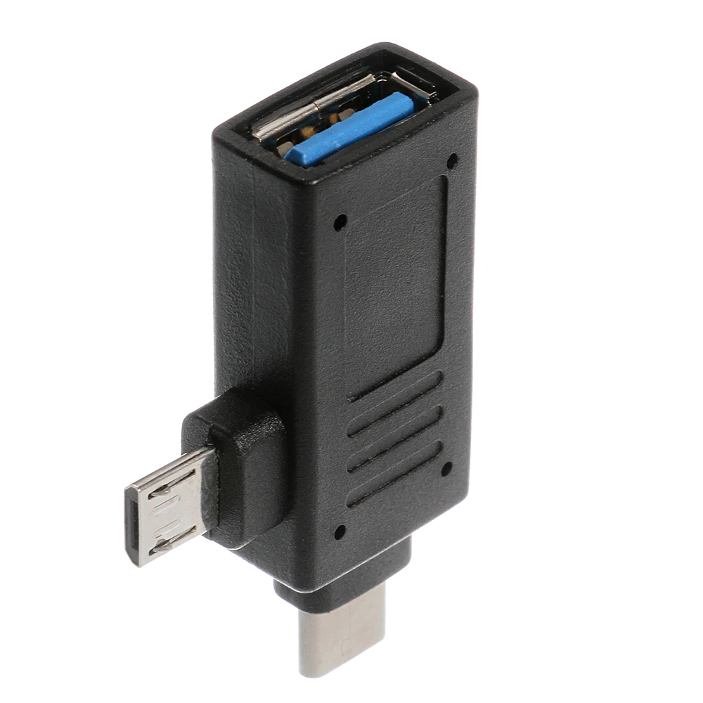 OTG USB 3.0 Type-C + Micro штекер на 3 1/USB 2 0 Тип A гнездо адаптера коннектор в 1 адаптер