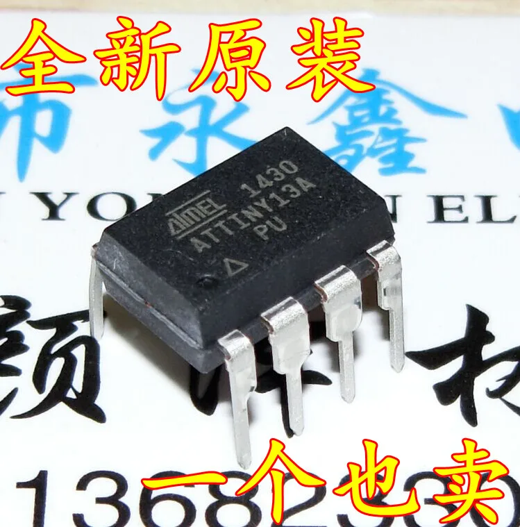 5 шт./лот ATTINY13A PU DIP8 MCU AVR 1K FLASH 20 МГц 8PDIP ATTINY13 ATTINY 13A лучшее качество|microcontroller| |