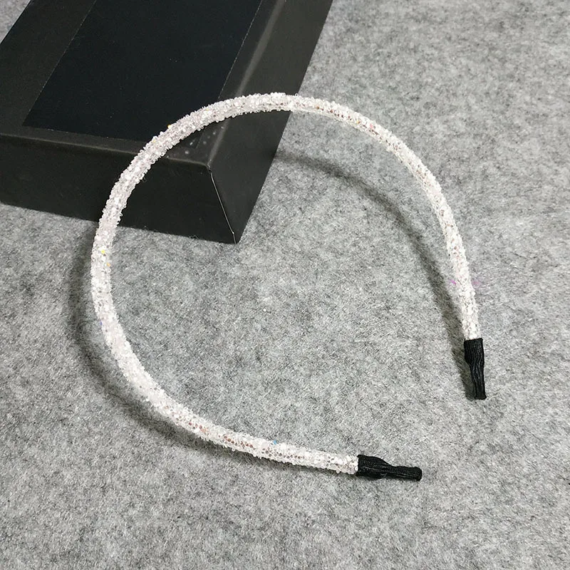 Мода Дикий лук порошок блеск волос лента шпилька простой личности блесток Шпилька повязка на голову девушки аксессуары Головные уборы