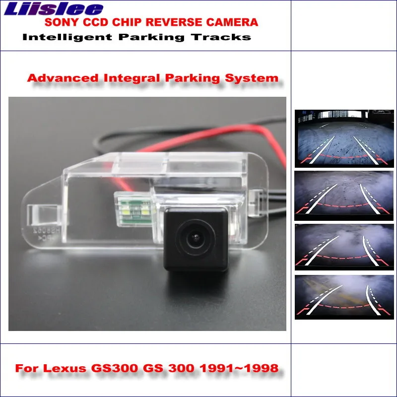 

Liislee Intelligent Parking Tracks Rear Camera For Lexus GS300 GS 300 RX270 RX 270 Backup Reverse NTSC RCA AUX HD SONY CCD