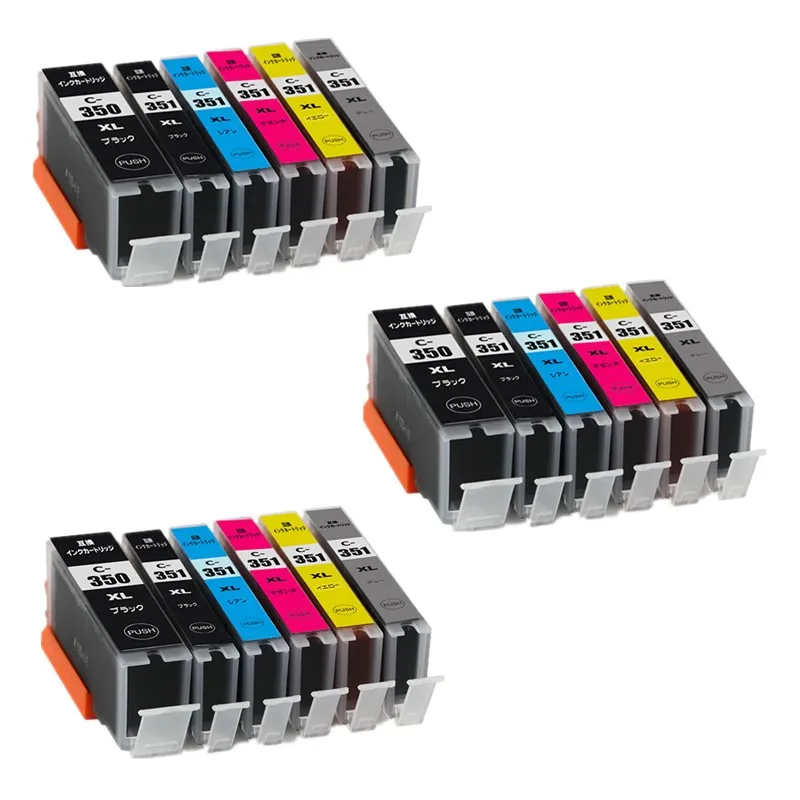 Чернила BCI-350 PGBK BCI-351 350 351 BK C M Y GY, совместимый картридж с чипом для принтеров canon PIXUS MG6330 MG7130
Чернила BCI-350 PGBK BCI-351 350 351 BK C M Y GY, совместимый картридж с чипом для принтеров canon PIXUS MG6330 MG7130